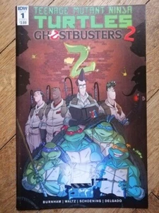 TEENAGE MUTANT NINJA TURTLES / GHOSTBUSTERS 2 # 1, NM 9.4, IDW comics, TMNT - Picture 1 of 1