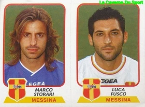 528 STORARI / FUSCO ITALIA FC.MESSINA STICKER CALCIATORI 2004 PANINI - Picture 1 of 1
