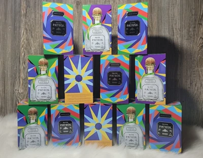 Lot of 12 Patron Silver Limited Edition 2022 Mexican Heritage Tin Box Empty - Image 1 of 4