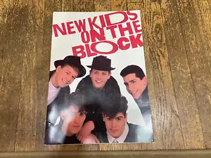 New Kids on the Block 1989 Hangin Tough Tour Concert Program Book Souvenir - Picture 1 of 6