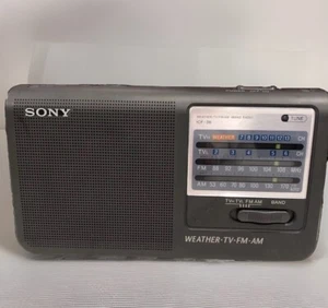Sony ICF-36 Weather TV FM AM 4 Band Portable Radio Tested - Picture 1 of 15