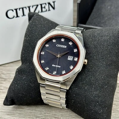 NEW✅DIAMONDS MARKERS✅ Citizen Eco-Drive Corso Two Tone Men's Watch BM7496-56G - Image 1 of 4