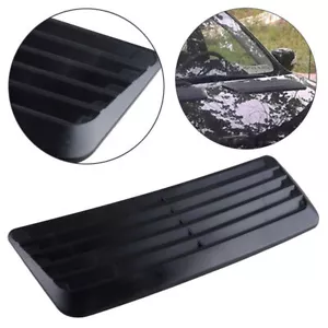 For Universal Car Air Flow Intake Hood Decorative Scoop Vent Bonnet Cover Black - Bild 1 von 9