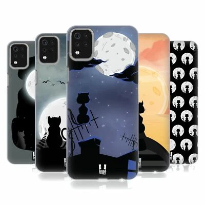 HEAD CASE DESIGNS CAT AND MOON GEL CASE FOR LG PHONES 1 - Image 1 of 4