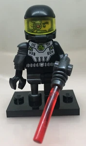 LEGO ® Minifigura Villano Espacial Perla Gris Oscuro Pirata Clavija Pierna - col03-6 col038 - Imagen 1 de 8