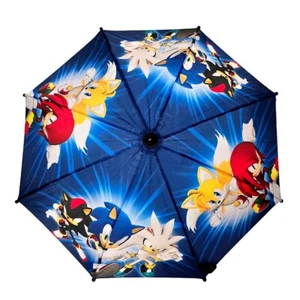 [NEW] Sonic the Hedgehog Boy's Umbrella with Handle, Sonic Screen Print - Picture 1 of 3