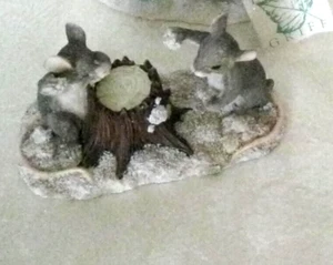 1995 Silvestri Charming Tails "Snowball Fight" Mice Mouse Figurine Dean Griff - Bild 1 von 4