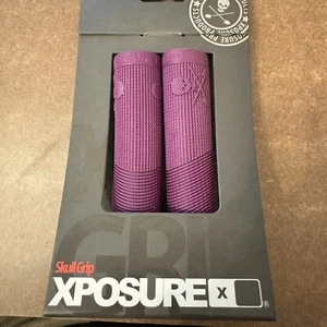 Xposure BMX Skull Grips - Purple - Picture 1 of 3