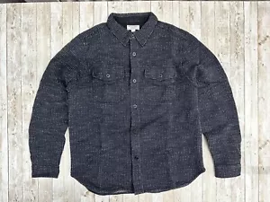 Rara camicia Wallace & Barnes J.Crew Browns spiaggia con bottoni blu navy da uomo nuova con etichette taglia L - Foto 1 di 9