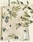 Olives Tea Towel - Cotton Linen Look  - Xmas Gift  - Mediterranean Home Styling