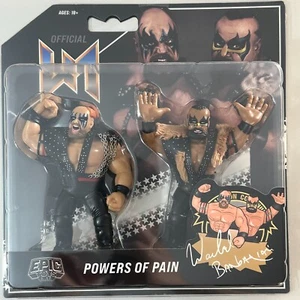 WWF/WWE Hasbro Style POWERS OF PAIN Warlord & Barbarian Epic Toys RETRO 2024 - Imagen 1 de 4