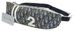 Dior Navy Blue Monogram Trotter No. 2 Bumbag Waist Pouch Fanny Pack 241489 - Picture 1 of 12