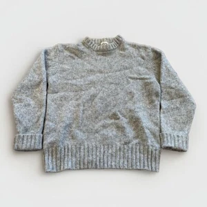 Woolrich Sweater Mens L Gray Wool Blend Pullover Vintage 80s 90s - Picture 1 of 5
