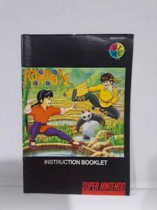 SNES Anleitung Ranma 1/2 ohne Spiel Top Zustand sauber - Bild 1 von 4