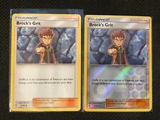 Brock's Grit 53/68 - Pokemon TCG Hidden Fates - 2 Cards Holo + Base