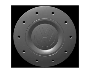 4x Original VW T5 + T6 Nabendeckel Radkappen für Stahlfelgen, 7H0601151C 9B9 - Bild 1 von 1