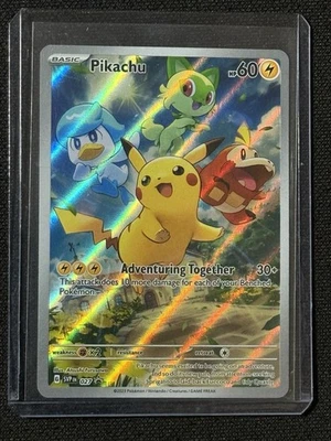Pikachu 027 Sv: Scarlet & Violet Promo Cards Holo - Image 1 of 2