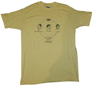 Vintage Wayne State College Day Program Martin Luther King Rosa Parks T-Shirt XL - Picture 1 of 5
