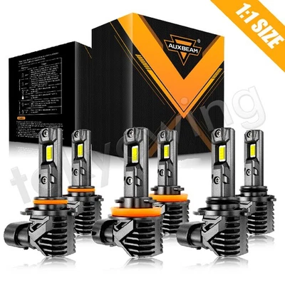 For Lexus RX330 2004 2005 2006 AUXBEAM LED Headlight High/Low Fog Lights White - Image 1 of 4