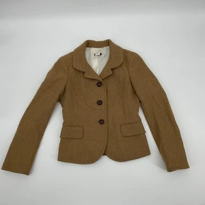 Blazer de lana marrón para mujer J Crew talla 0 - Imagen 1 de 7