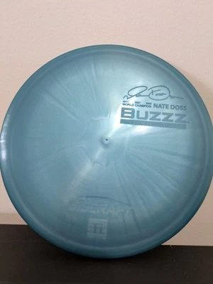 Discraft Buzzz Ti Nate Doss 3X 180g Titanium Blue Near Perfect - Image 1 of 4