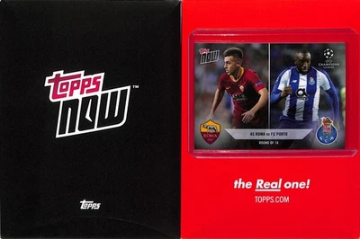 2018-19 TOPPS NOW UEFA ROUND OF 16 #R6 AS ROMA vs FC PORTO - PRINT RUN 65 - Image 1 of 2