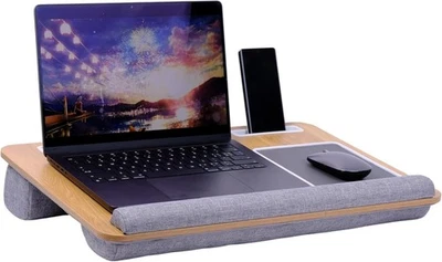 Laptopkissen für Bett mit Kissen Laptop Unterlage Zubehör Laptoptisch Tablett DE - Bild 1 von 4