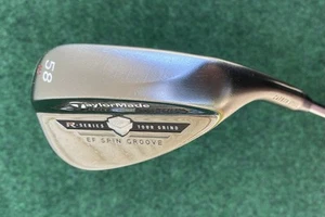 RH Taylormade R-Series 58/10* Tour Grind EF Spin Grooves Dynamic Gold X100 NICE! - Picture 1 of 9