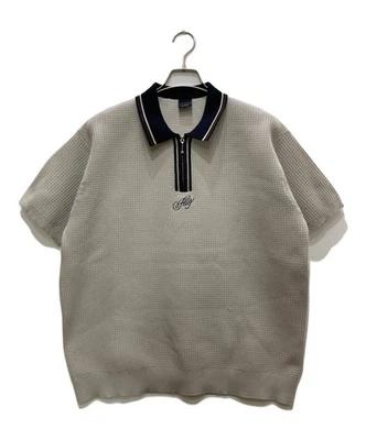 HUF Polo Punto Talla: L Beige x Azul Marino Hombre Foto 1 de 4