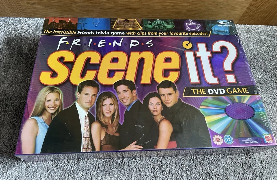 New & Sealed - Mattel Games Friends TV Show - Scene It - The DVD Trivia Game  - Image 1 of 3