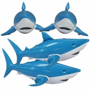 Juguete de peluche inflable Jet Creations JC-SHARKY4 4pk nuevo en caja 24 pulgadas tiburón - Imagen 1 de 5