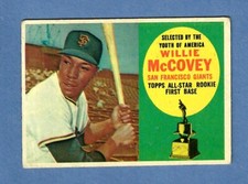 1960 Topps Baseball Set break #316- Willie McCovey ROOKIE CARD-VERY GOOD!