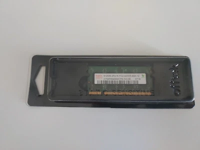 HYNIX 512MB 2RX16 PC2-4200S-444-12 HYMP564S64CP6-C4 AB DDR2 SODIMM MEMORY - Image 1 of 3
