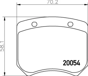 PARA TOYOTA CELICA MITSUBISHI SHOGUN PASTILLAS DE FRENO DELANTERAS MINTEX RACING MDB1138M1166 - Imagen 1 de 2