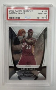 2009 Panini Certified Lebron James PSA 8 - Picture 1 of 2