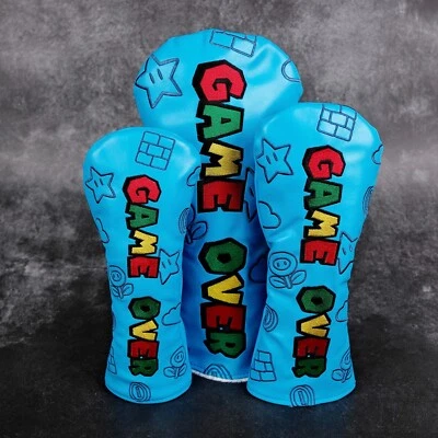 New Custom GAME OVER  Inspired Golf Driver/FW/Hybrid Headcover - Image 1 of 4