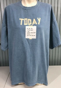 Today To Do List Drink Beer More Beer Sleep XXL T-Shirt  - Picture 1 of 4