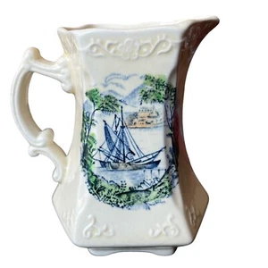 RARA crema/jarra Royal Staffordshire Ceramics Safe Harbour 4,25"h - Imagen 1 de 7