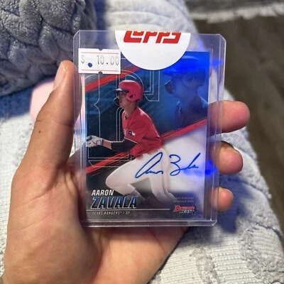2021 Bowman's Best - Best of 2021 Autographs #B21-AZ Aaron Zavala (AU, RC) - Image 1 of 3
