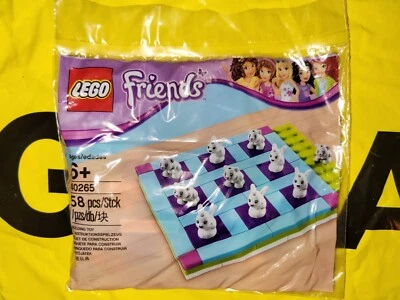 Sellado Lego Friends 40265 Tic-Tac-Toe Polybag 58 piezas Gato Conejo Conejo Juego! Foto 1 de 2
