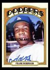 Frank Robinson Los Angeles Dodgers 1972 Custom Baseball Art Card