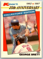 1987 Topps Kmart 25th Anniversary #24 George Brett    Kansas City Royals