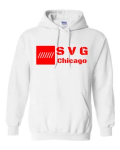 SVG Racing at Chicago Shane van Gisbergen Sweatshirt Driver Hoodie Street Course - Picture 1 of 10