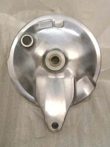 New OEM genuine Yamaha rear brake shoe backing plate 1970 HT1 1971 HT1B HT1BM - Picture 1 of 5