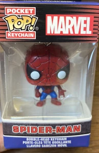 Collectible Funko POP! Marvel Bobble-head Keychain: Spider-man - Picture 1 of 2