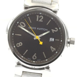 LOUIS VUITTON Tambour Q1111 Date Brown Dial Quartz Men's Watch_877324 - Picture 1 of 7
