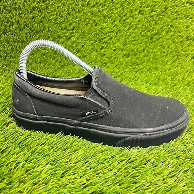 Tênis Vans Classic Feminino Tamanho 7.5 Preto Casual Skate Lona - Imagem 1 de 4