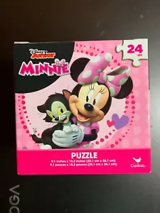 ROMPECABEZAS DISNEY JUNIOR MINNIE 24 PIEZAS NUEVO ROMPECABEZAS TALLA 9.1"" X 10.3"" CON GATO - Imagen 1 de 2