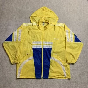 Adidas Chaqueta Cortavientos Con Capucha Vintage Años 80 Retro Chándal Entrenamiento 2XL 46/48 - Imagen 1 de 12
