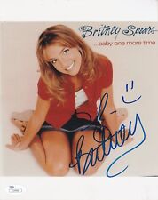 EXTREMELY RARE BRITNEY SPEARS SIGNED BABY ONE MORE TIME 8X10 PHOTO W/JSA COA